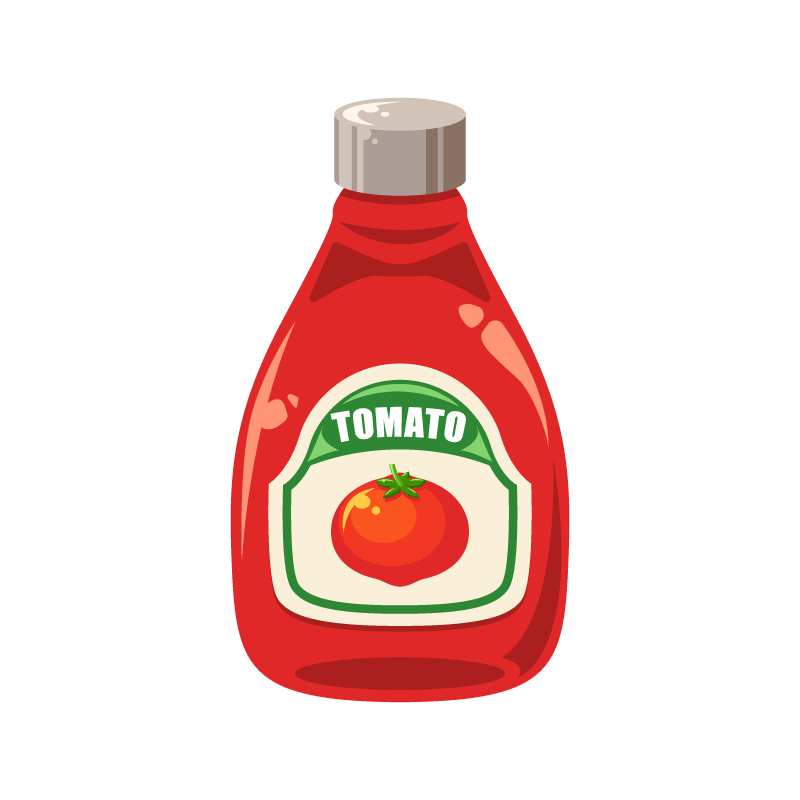 トマトケチャップ 調味料 素材 イラスト素材 超多くの無料かわいいイラスト素材