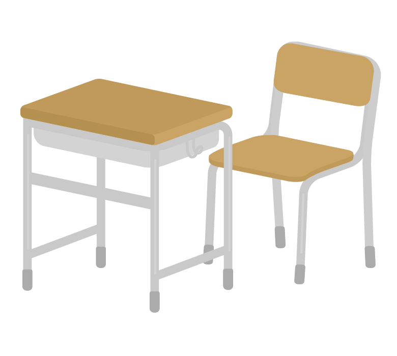 学校の机と椅子 イラスト素材 超多くの無料かわいいイラスト素材