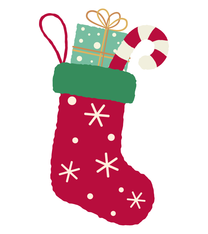 クリスマスの靴下プレゼント イラスト素材 超多くの無料かわいいイラスト素材