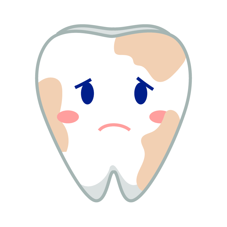 汚れたの歯 歯槽膿漏 のキャラクター イラスト素材 超多くの無料かわいいイラスト素材