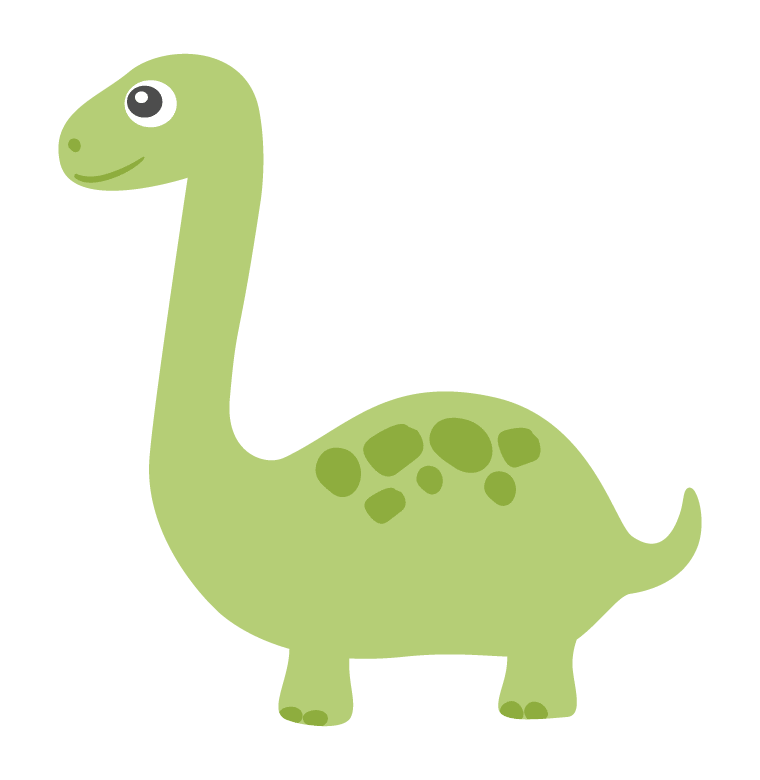 かわいい恐竜 ブラキオサウルス イラスト素材 超多くの無料かわいいイラスト素材