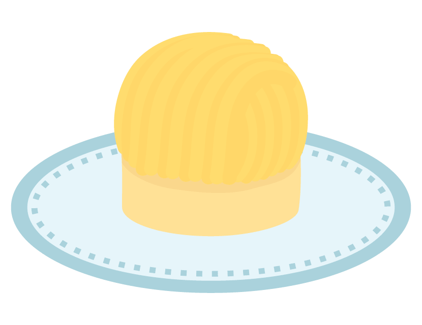 黄色いモンブラン(ケーキ)