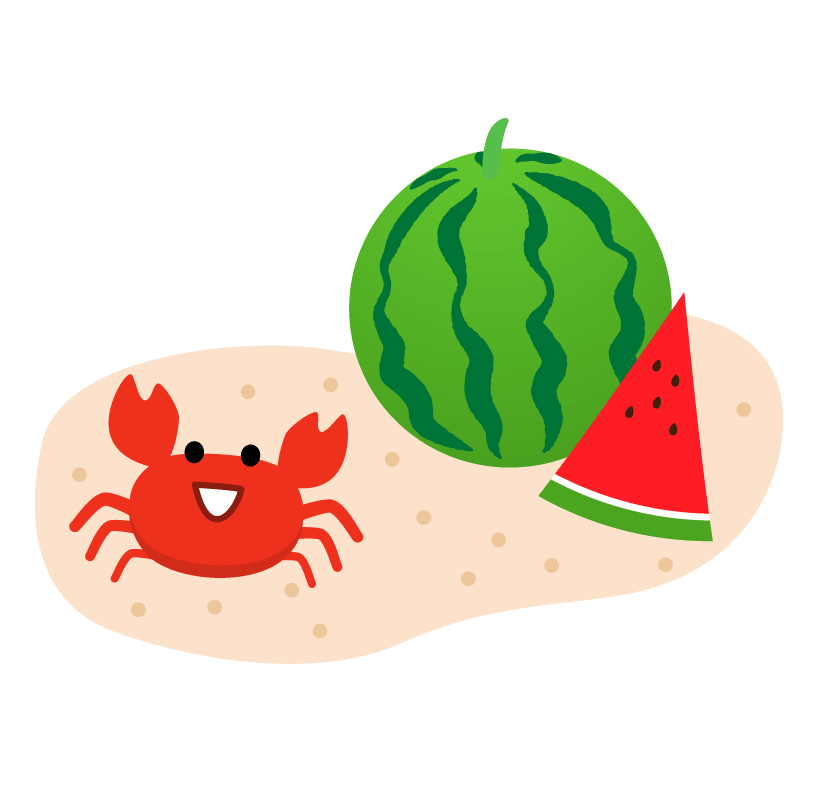 螃蟹和西瓜
