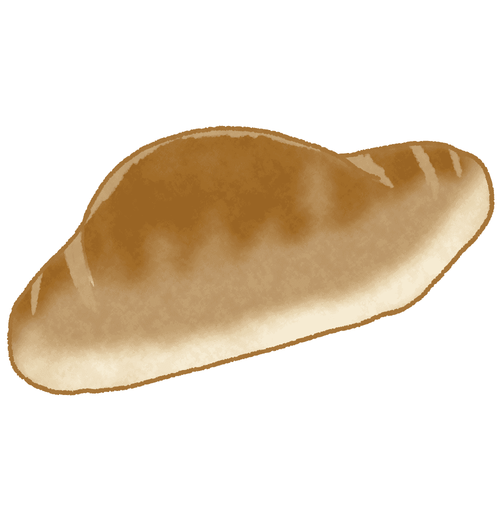 可愛いパン-美味しそうなフリ