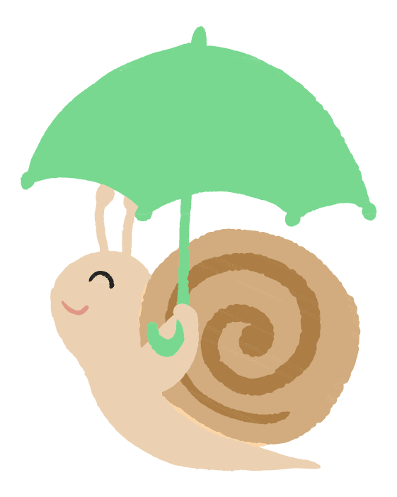 蜗牛-手绘