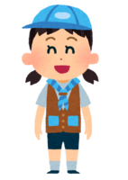 Beaver Scout Girl (old uniform)
