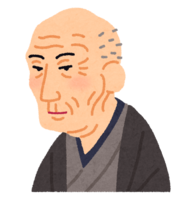 Caricature of Katsushika Hokusai
