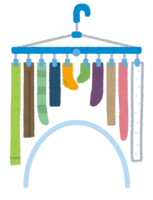 How to dry laundry (arch drying)