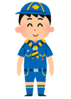 Cub Scout boy (old uniform)