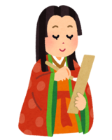Heian Aristocracy (female) who sings a song