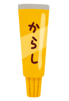 Mustard in a tube