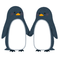 ペンギンのカップル