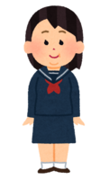 Chubby student (sailor-girl)