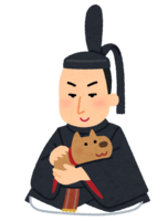 Caricature of Tsunayoshi Tokugawa