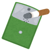 Portable ashtray