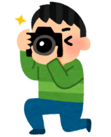 Person shooting with a camera