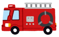 Sideways fire engine