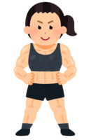 Muscular person (female)