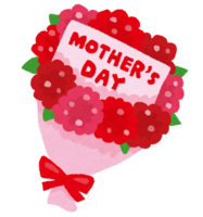 (Mother & # 39; s-Day) Bouquet with card