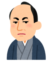 Caricature of Hirosawa Saneomi