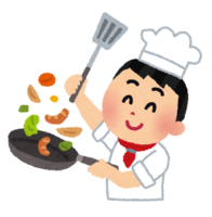 Chef cooking-Cook