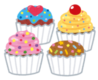 Colorful cupcakes