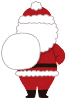 Santa Claus (whole body-back view)