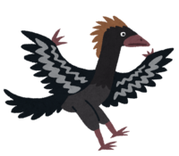 Black ancestor bird