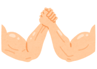 Arm wrestling arm