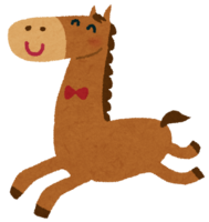 Horse (horse running happily) (year of the horse)