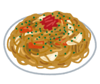 Large fried noodles