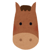 馬の顔