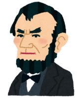 リンカーン大統領の似顔絵