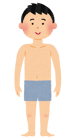 Male whole body (human body)