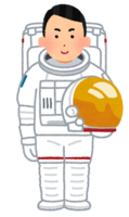 Astronaut in a space suit (male)