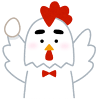 Chicken with egg (Rooster year-Zodiac)