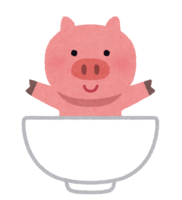 Pork bowl character