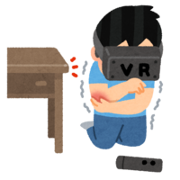 VRゲーム中に怪我をした人