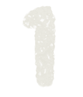 数字のペンキ文字