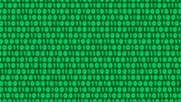 Digital data style background material (green)