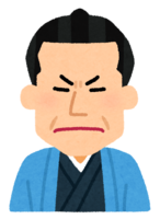 Caricature of Isami Kondo