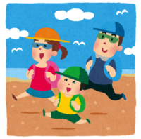 Travel (sea bathing with family)