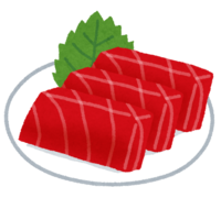 Red tuna sashimi