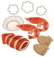 Grilled seafood