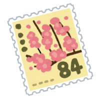 84 yen stamp