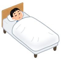 People sleeping in various beds (male)