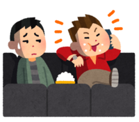 Movie theater guests with bad manners