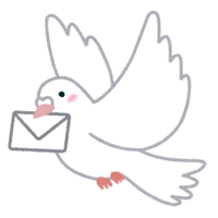 手紙を運ぶ鳩