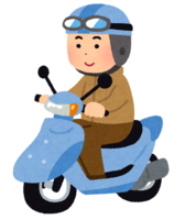 Scooter rider