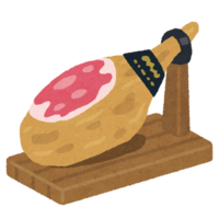 Prosciutto ham log
